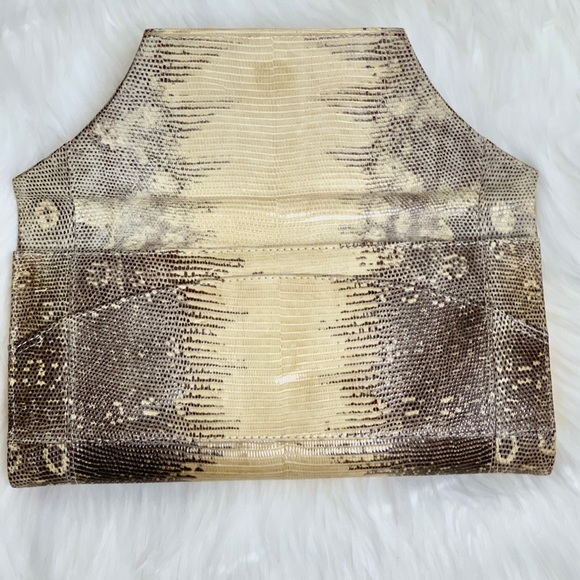 D’ANGEL Genuine Snakeskin Clutch Handbag - Picture 3 of 7
